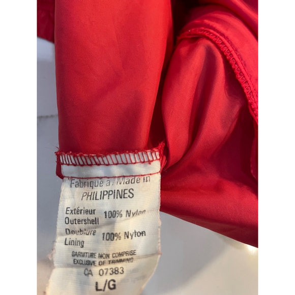 Vintage Chaps Ralph Lauren Zip Windbreaker Crest Jacket Large Old Money Preppy - Picture 10 of 13